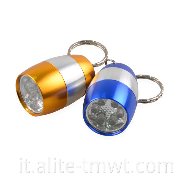 Miglior elemento promozionale 6 light light mini carine tkeychain